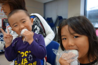 元気つくしおいしいね～